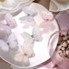 Gradient Color Organza Fabric Butterfly Appliques 10/20pcs Translucent Chiffon Butterfly For DIY Sewing Craft Decoration 5cm