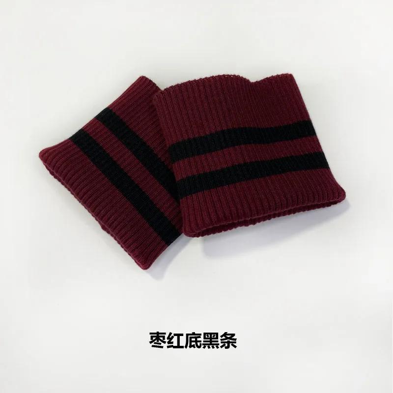 Threaded cuffs lengthening accessories Trouser hem tightening artifact Knitted Cuffs Rib Neckline Fabric Repair Elastic Band