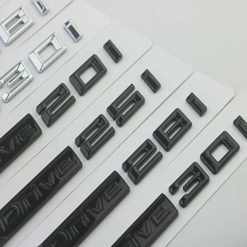 AAXV1 Suitable for X3 Letter Emblem Decals, XDrive25i/28i/30i Rear Emblems and Side Emblems for Modification