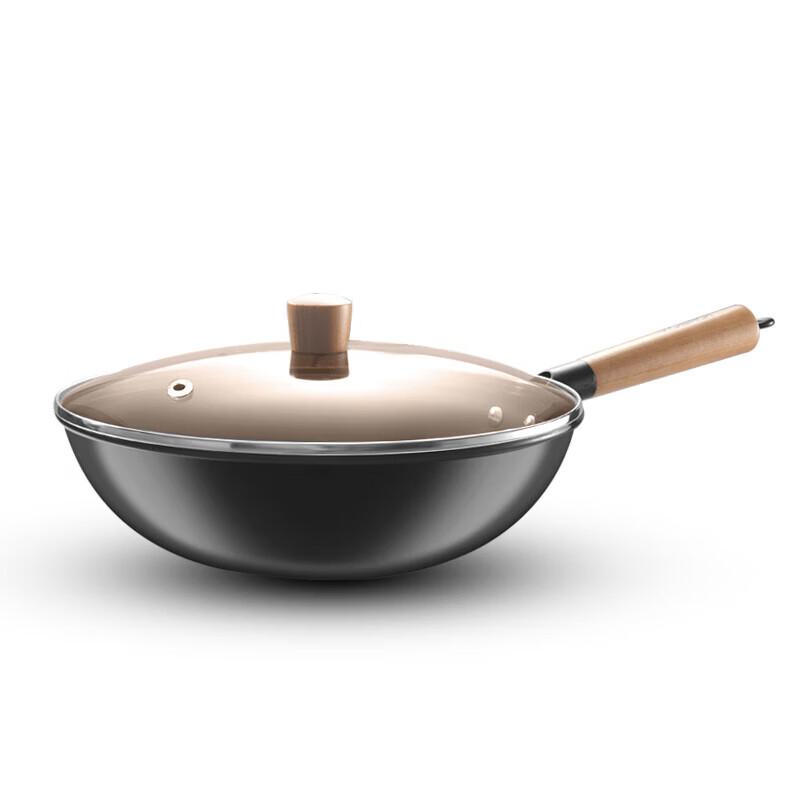 Kangbaha 32cm Cast Iron Wok