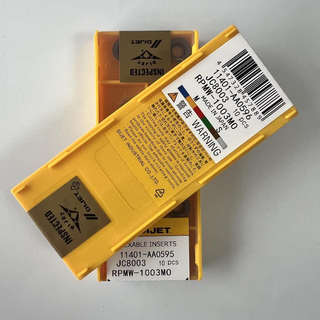 RPMW-1003MO JC8003 / Industrial indexable carbide inserts 10 Pcs