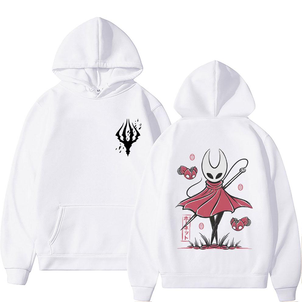 Game Hollow Knight Double Sided Graphic Hoodie Wo Fashion Oversized Streetwear Unisex Casual Vintage Pullover Hoodies