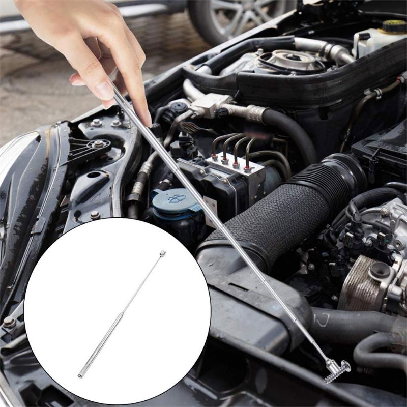 Telescopic Inspection Mirror with 360 Rotating Extensible Stainless Steel Repair Tool for Car Auto Vehicle Underbody Detection