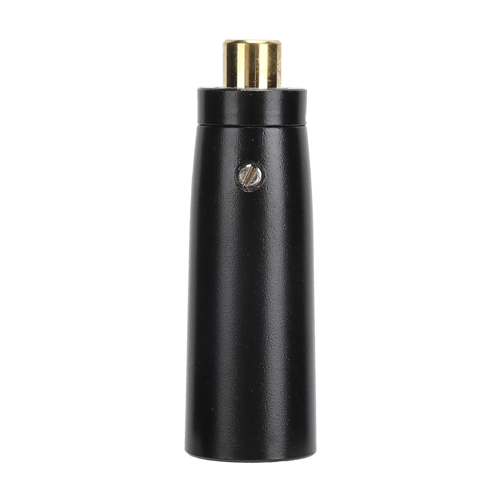 

RCA Female to XLR Male Adapter Gold Plated o Connector for Mixer Microphone Black