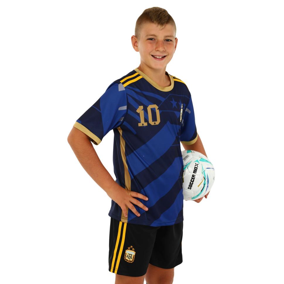 Fußballtrikot und Shorts für Kinder, Argentinien CO-7189
