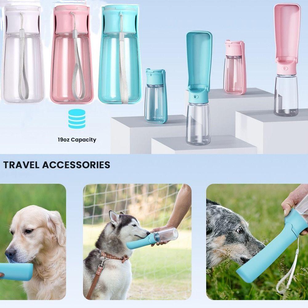 Durable Leakproof Dog Water Bottle Foldable Portable Cats Water Feeder Bowls Dog Water Dispenser For Pet Dogs Cats
