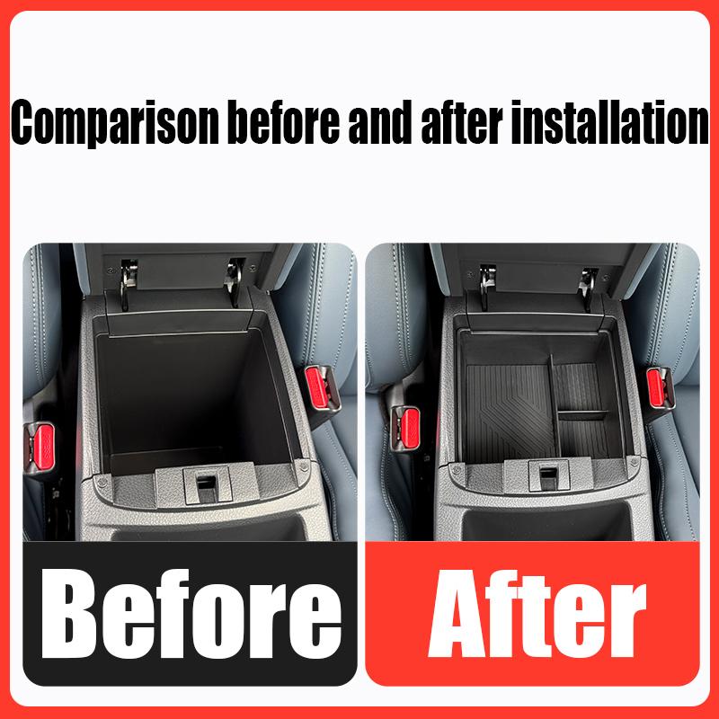 For Nissan Qashqai J12 2024 2025 Central Control Armrest Box Storage Box Car Storage Supplies Accessories Partitioned Storage