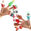Festival Finger Puppets Toys Small Christmas Finger Hood Kids Toys Novelty Vinyl Festival Gifts