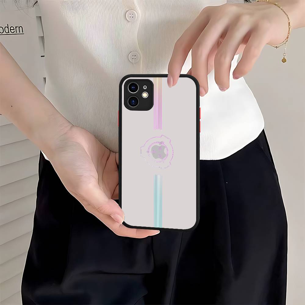 Cooles S-scp Logo Für IPhone 16 15 14 Plus 13 12 11 Pro Max X XS MAX Durchsichtige Matte Stoßfeste Hülle