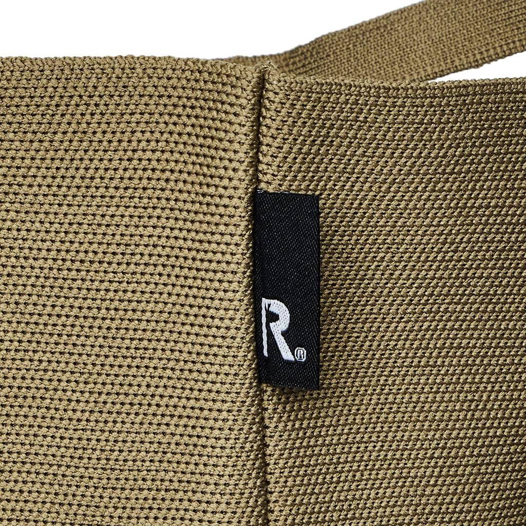 Free Hat Recycled Yarn Knitted Basket Tote Bag Baby Lou 0255 Khaki [Rootote] Lightweight, Standing, Shape, Po-No