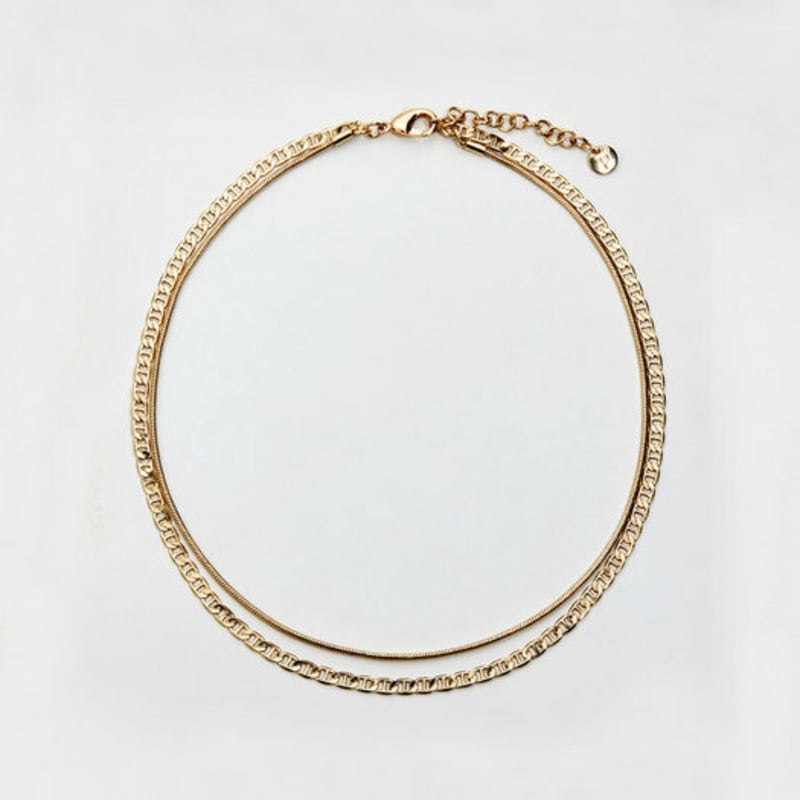 

PANACHE CHASUNYOUNG Double Chain Necklace Yellow gold