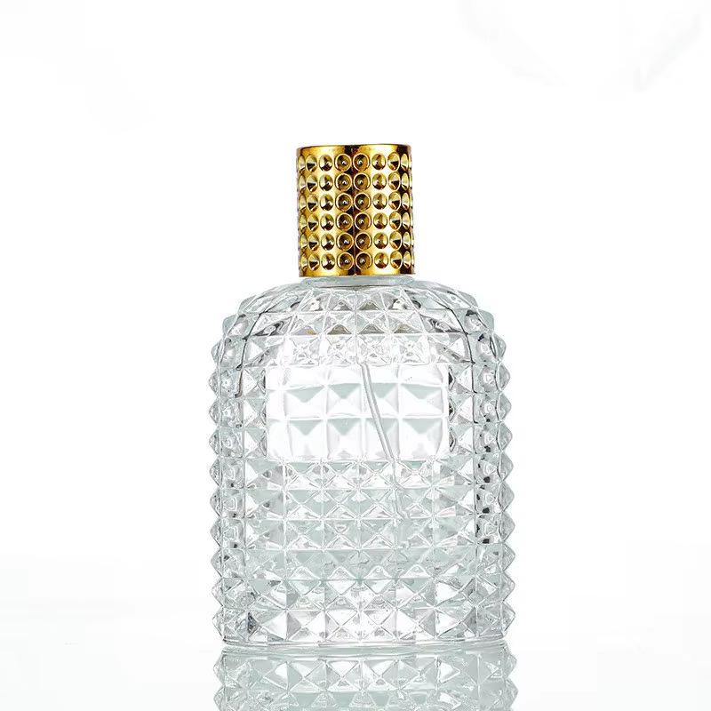 Bayonet Threaded Pineapple Perfume Bottle with Hedgehog Lid - Available in 30ml, 50ml, and 100ml Sizes