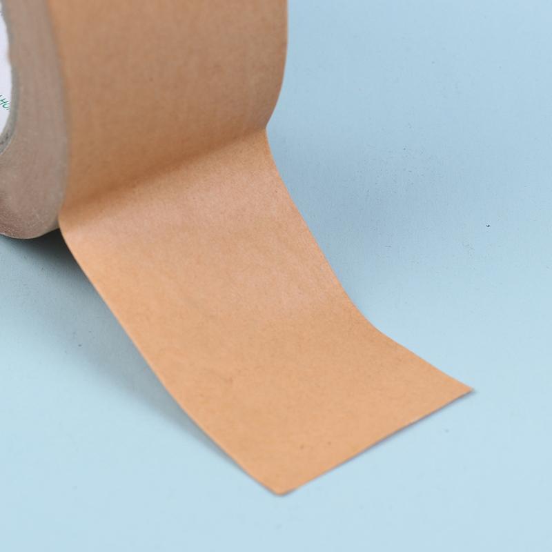 Brown Kraft Paper Tape Recyclable Packing Tape Ecofriendly Self Adhesive Gumed Kraft Tape For Packing Shipping