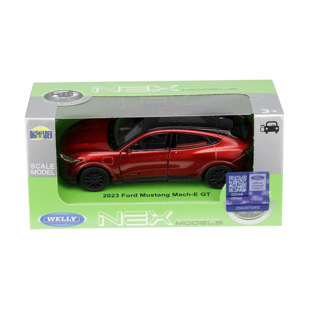 Model 1:34, Ford Mustang mach-E CT 2023,czerwony