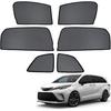 Car Window Shade for Kids Side Window Sun Shade for Sienna XL40 2021-2023 Magnetic Curtain Sun UV Protection Covers for Baby Sleeping Auto