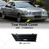 Front Bumper Tow Hook Cap Eye Cover (No Paint) For 1996-1999 W210 Mercedes Benz E Class 2108800605