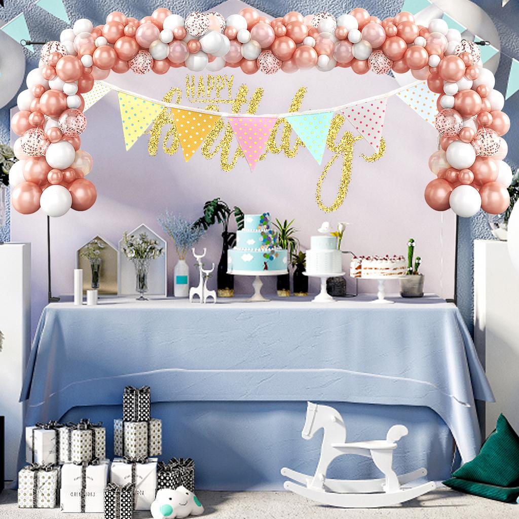 Over The Table Rod Stand with Clamps Adjustable 31"-98" Width Table Arch Stand Hanging for Decoration Wedding Birthday Christmas