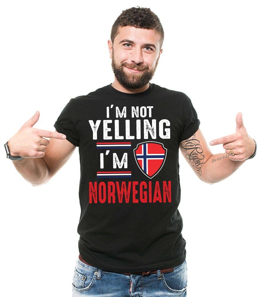 

I m Not Yelling I m Norwegian Shirt Norway Shirt Norway Flag Tee Norwegian Shirt Unisex T-Shirt L