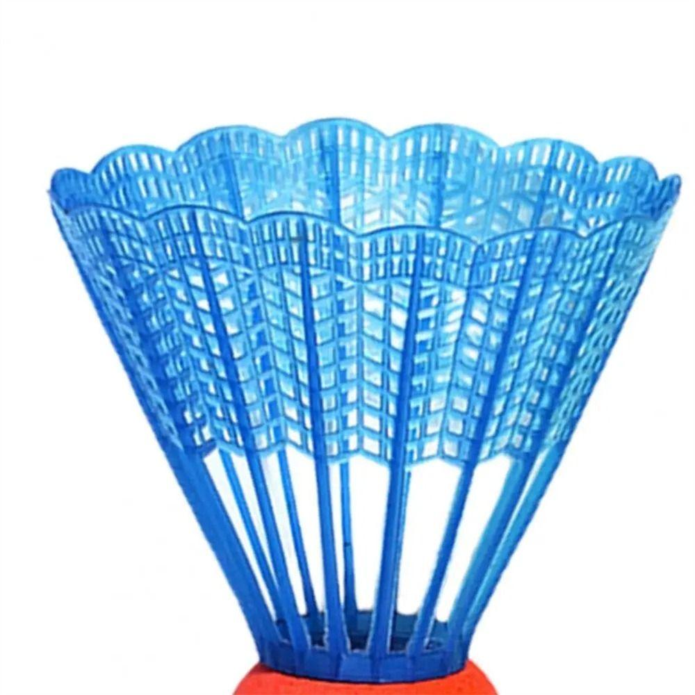 4Pcs Colorful Badminton Rainbow Ball Flying Stability Shuttlecocks EVA Material Good Toughness Badminton Balls Outdoor Sports