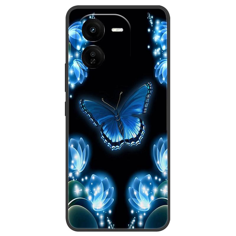 For Vivo IQOO Z9x Case Silicone Luxury Space Soft Bumper for Vivo IQOO Z9 Turbo Phone Cover TPU Funda For IQOOZ9 Turbo Fashion