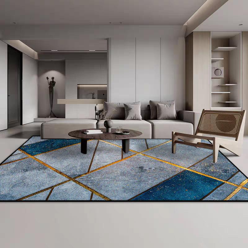 Nordic Geometric CARPET FOR LIVE ROOM Home Decoration Bedroom Luxury Large Area Rugs Flannel Antiskid Lounge Floor Mats Non-slip