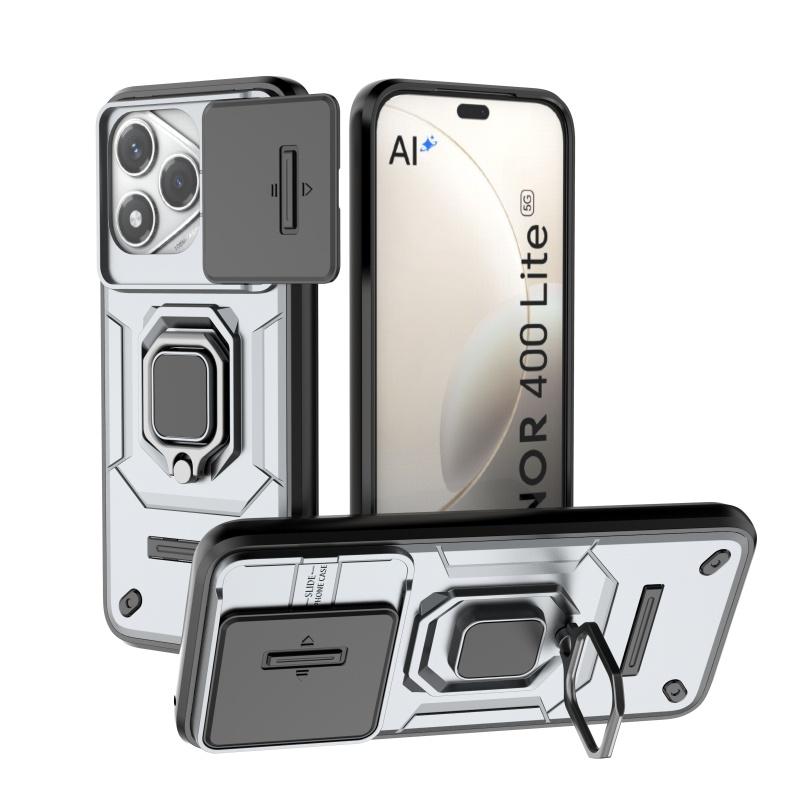 For Honor 400 Lite Case Cover Huawei Honor 400 Lite Capas PC Shockproof Bumper Lens Protective Ring Holder Fundas Honor 400 Lite