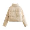 Women's Autumn and Winter Lamb Fleece Urban Casual Short Fleece Cotton Jacket Retro Jacket