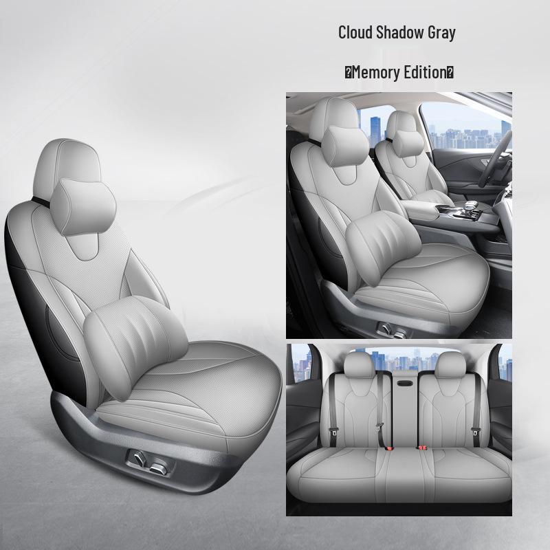New Model Full Leather Car Seat Cushion for Hongqi EQM5 - Universal Fit, All-Season Use, Five-Seater
