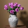 High Imitation Rose Single Touch Moisturizing Rose Wedding Home Decoration Bouquet Ornament Rose Bud