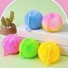 Random Color Spiky Stress Ball Soft Stress Relief Toy Creative Luminous Toy  for Kids