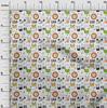 oneOone Cotton Flex Brown Fabric Kids Animal Quilting Supplies Print Sewing Fabric by The Yard 40 Inch