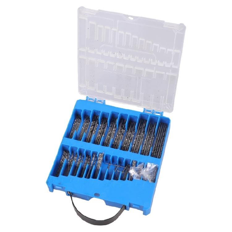Industrial 150Pcs Mini Twist Drill Kit Includes Protective Case For Organized Storage In Workshops And Home Use