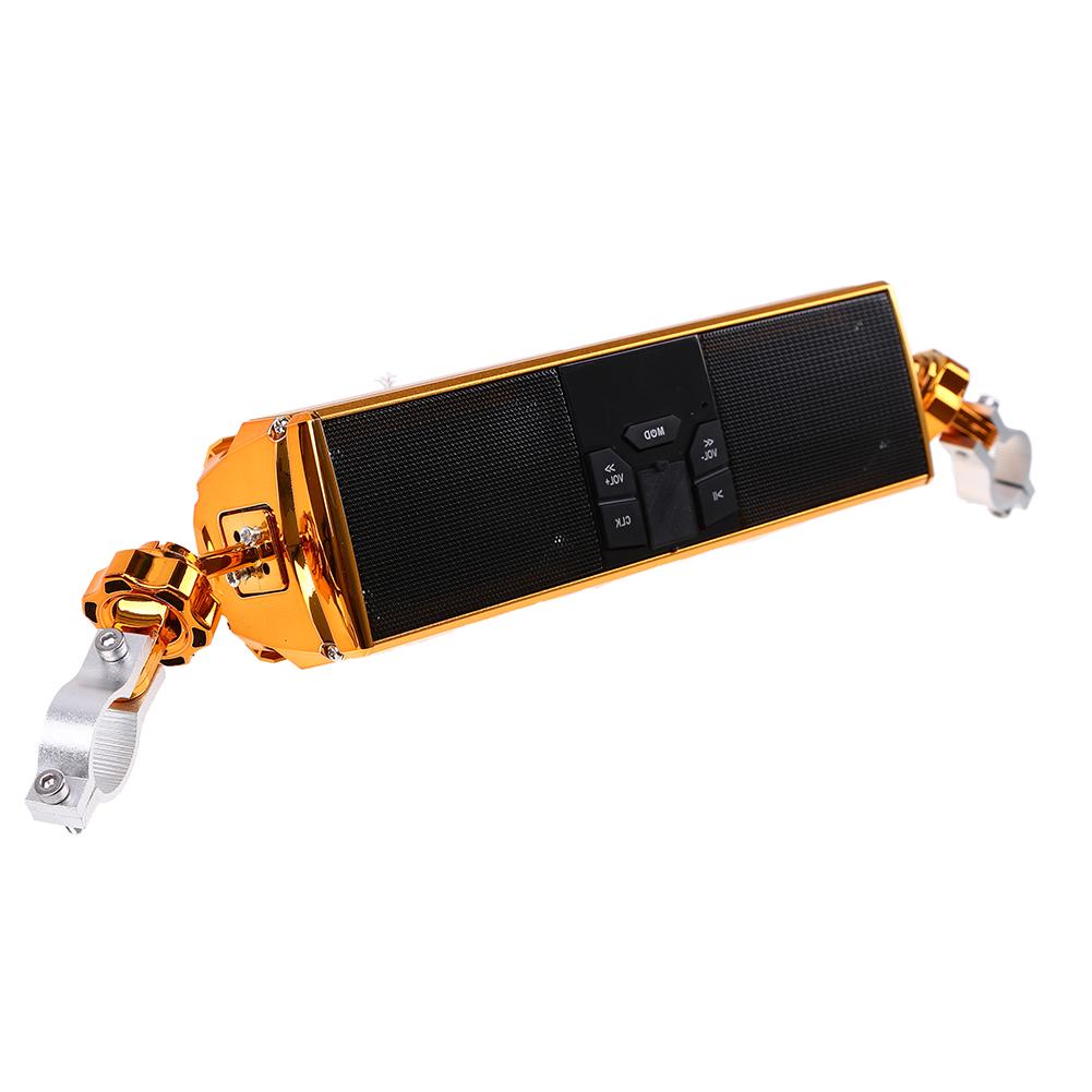Kit Haut-Parleur Bluetooth Moto Étanche - Système Audio 2x10W Avec USB, MP3, Appels - Universel Pour Moto, Scooter