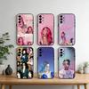 Sängerin H-Halsey Handyhülle Für Samsung S25,S24,S21,S22,S23,S30,Ultra,S20,Plus,Fe,Note,10,9,5G Schwarze Hülle