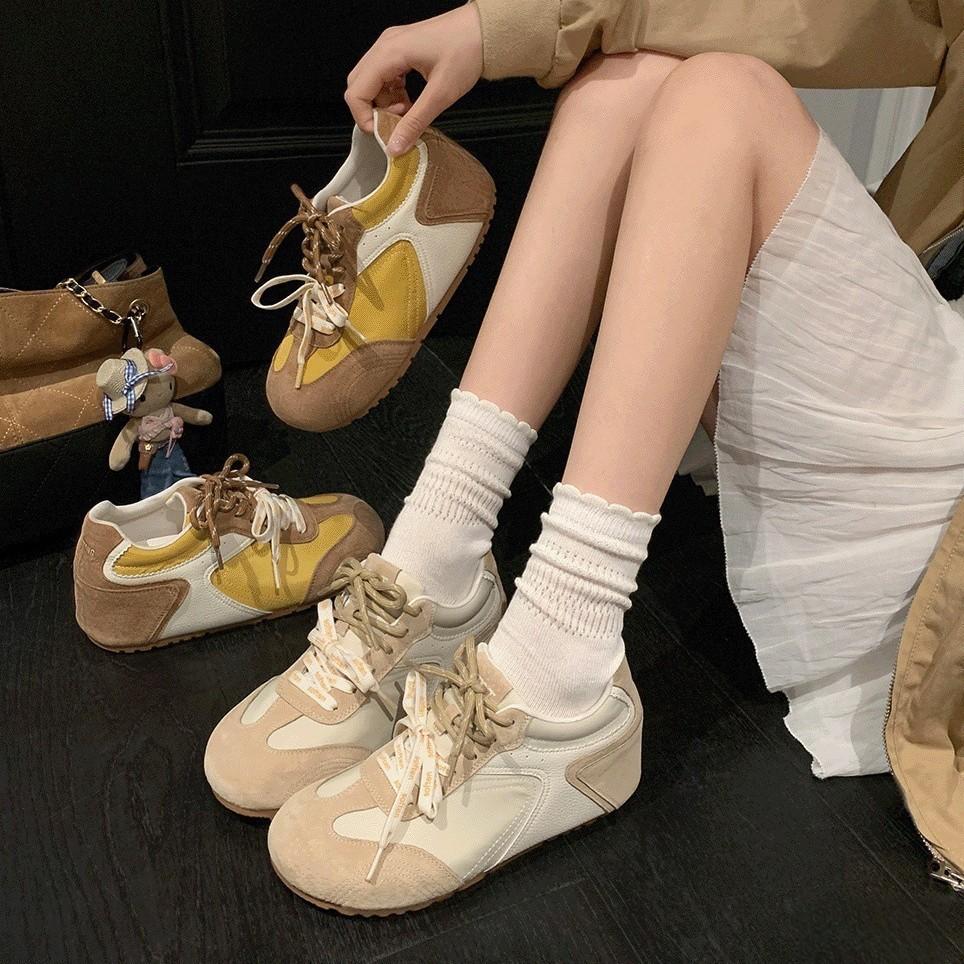 "Mi You" St. Martin~ Dexun Shoes Women's Autumn New Retro Height Increasing Forrest Gump Shoes Lightweight Sports and Leisure Shoes