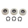 3PCS Bicycle Motor Repair Gear 36 Teeths Gear Professional Nylon Gear for Bafang Motor Gear Bearing Connector