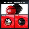 Fuel Cap Carbon Fiber Cover for Mini Cooper R55 2007-2014, for R56 2006-2013, Frame Protector Cover Decor Accessories Black Hard(Convex
