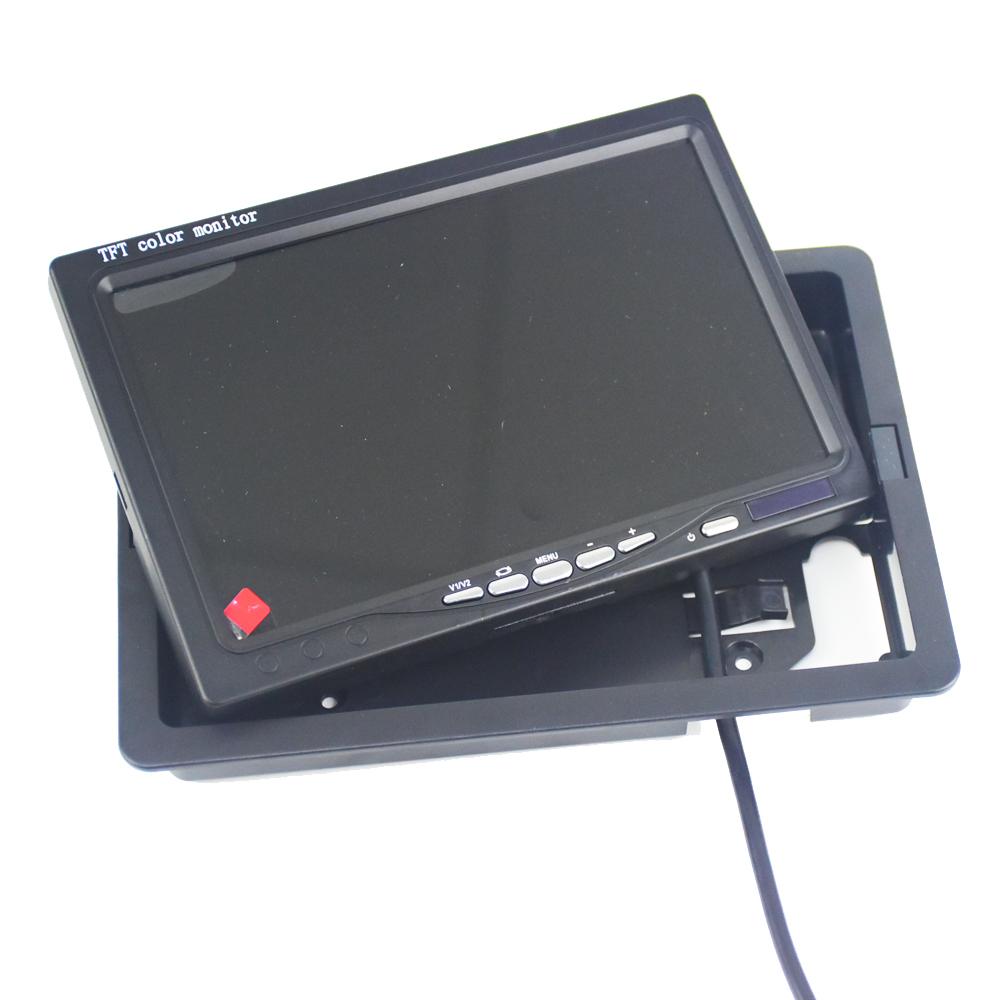 DC 12-24V Bus Truck Parking Camera Monitor Assistance System HD 7 Inch Car Monitors With Rear View Camera RCA Video Cable