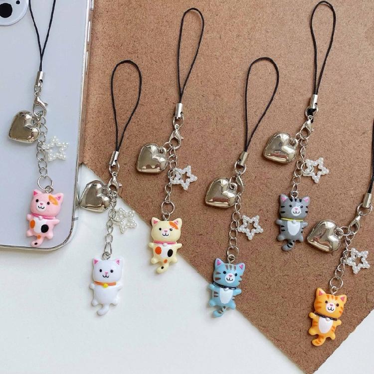 Stylish Handmade Beaded Cats Designs Fashionable Multipurpose Phone and Bag Decoration Accessory Daily Casual Use