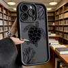Sea Turtle Line Art with Coral Phone Case for iPhone 17 16 15 14 13 12 11 Pro Max Plus Anti Scratch, Gel Flexible Protective