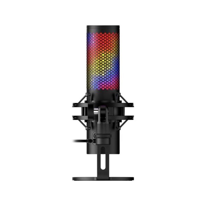Microphone USB - HYPERX - QuadCast 2 S - Éclairage RVB - Tap-to-Mute - Streaming/Podcasting