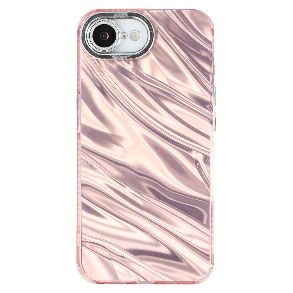 Husă pentru iPhone 16e Design IMD Rezistentă la șocuri PC+TPU Acoperire Telefon cu Folie Lentilă Sticlă