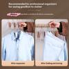 M-5Pcs Multifun Cloth Hanger Foldable Portable Travel Saving Space Ultra-Light Clothes Hangers For Home Business Trip Vacation