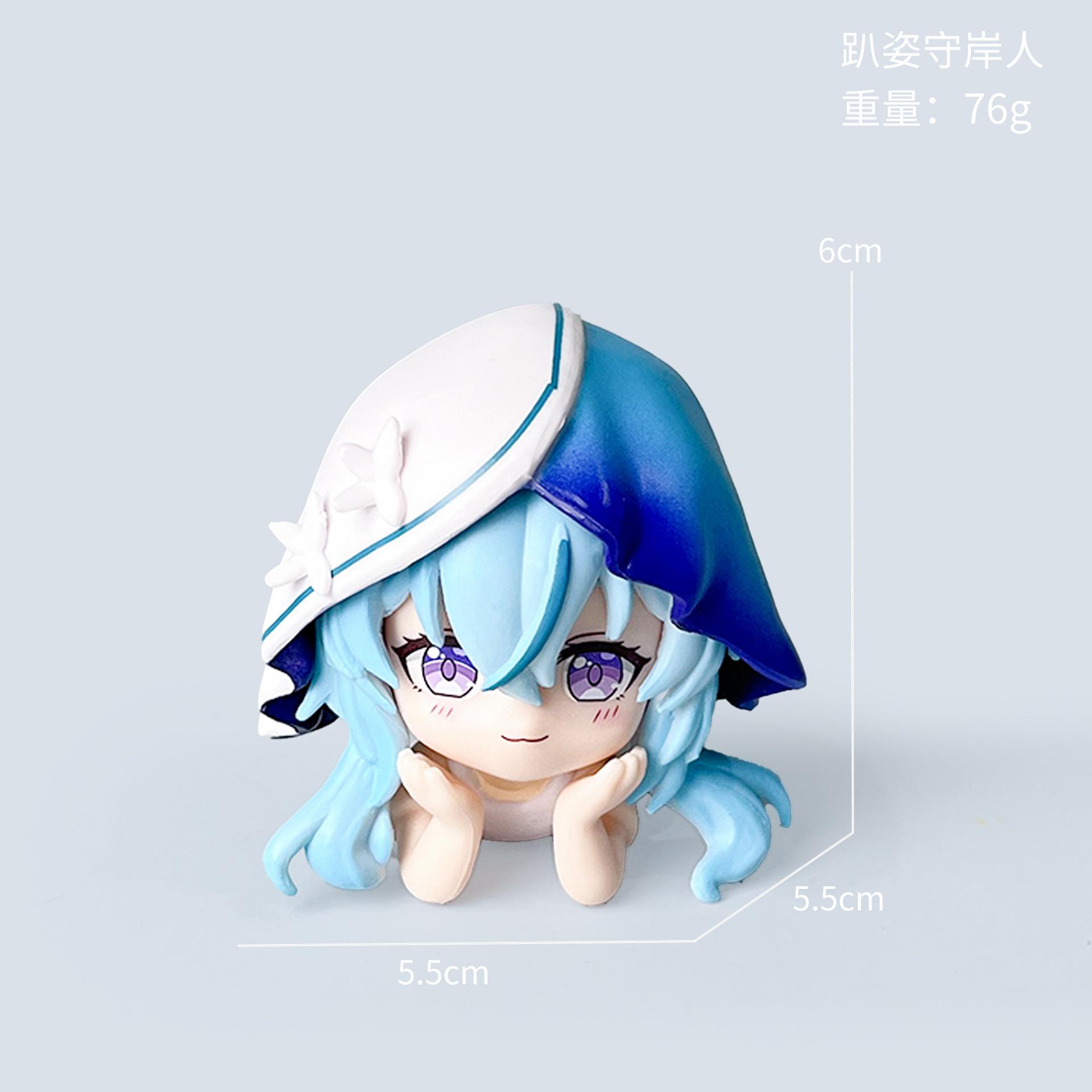 Nieuwe Genshin Impact Wuthering Waves Q-Versie Camellya Aemeath Sunaookami Shiroko Furina De Kustwachter Spel Anime Figuren Speelgoed
