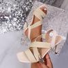 Women Sandals Fashion Party Wedding Shoes Outdoor High Heels Sandals Ladies Sexy Open Toe Gladiator Shoes Women Zapatos De Mujer