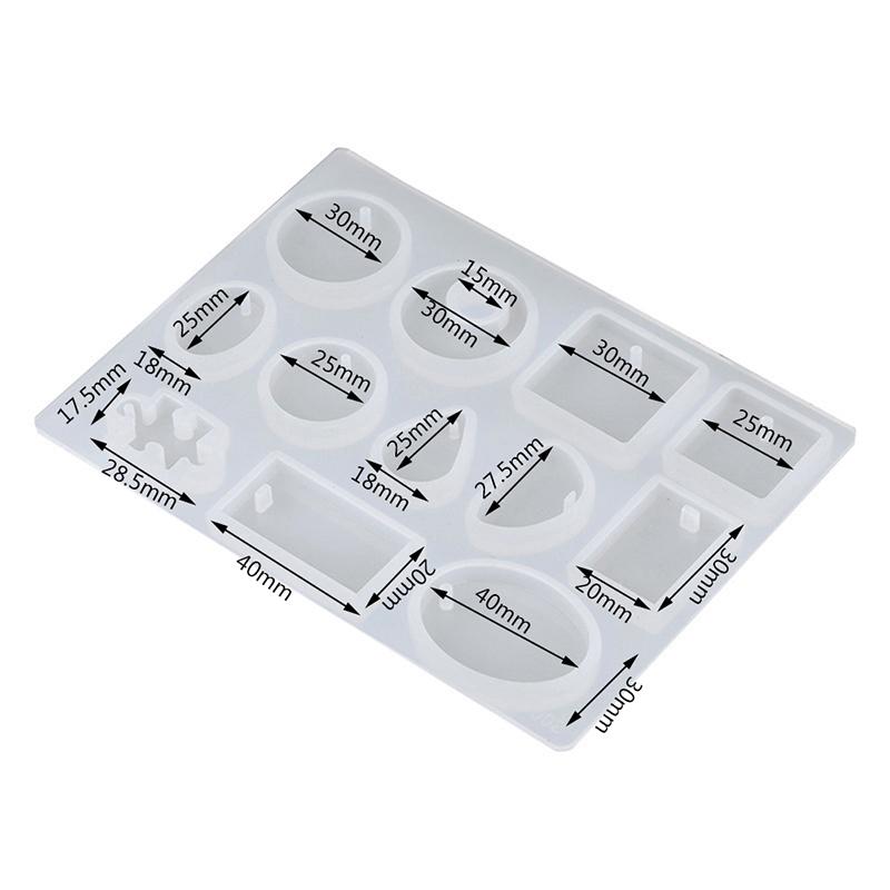 Silicone Mold Jewelry Pendant Necklace Bracelet Resin Casting Mold Process Tool
