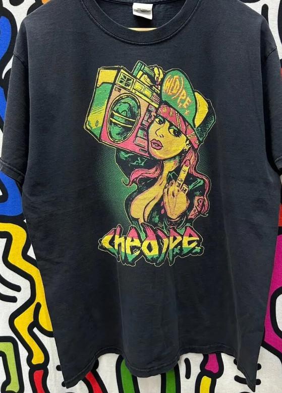 Vintage Hed PE band Music Album T-Shirt Black Cotton S