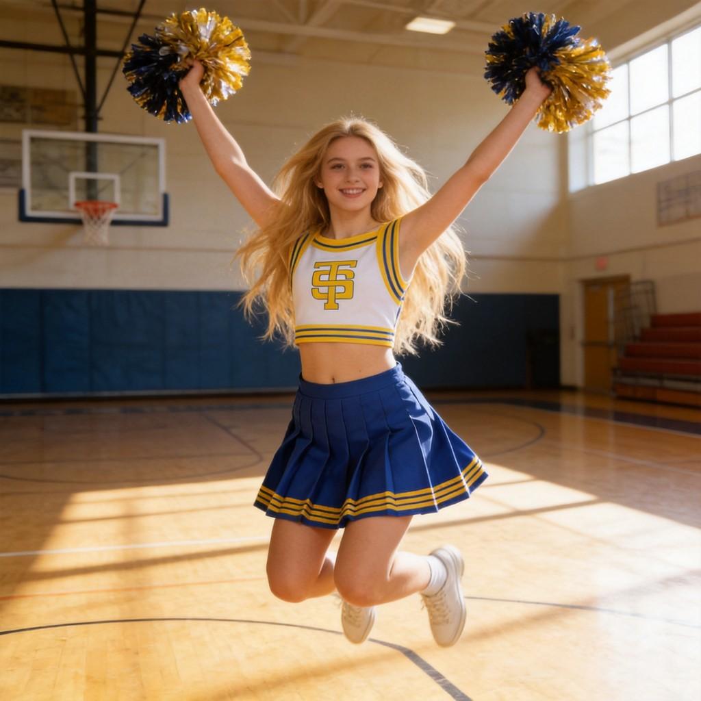 Taylor Swift Cheerleader Cosplay Costume For Anime And Gaming Events With Polyester Fabric
