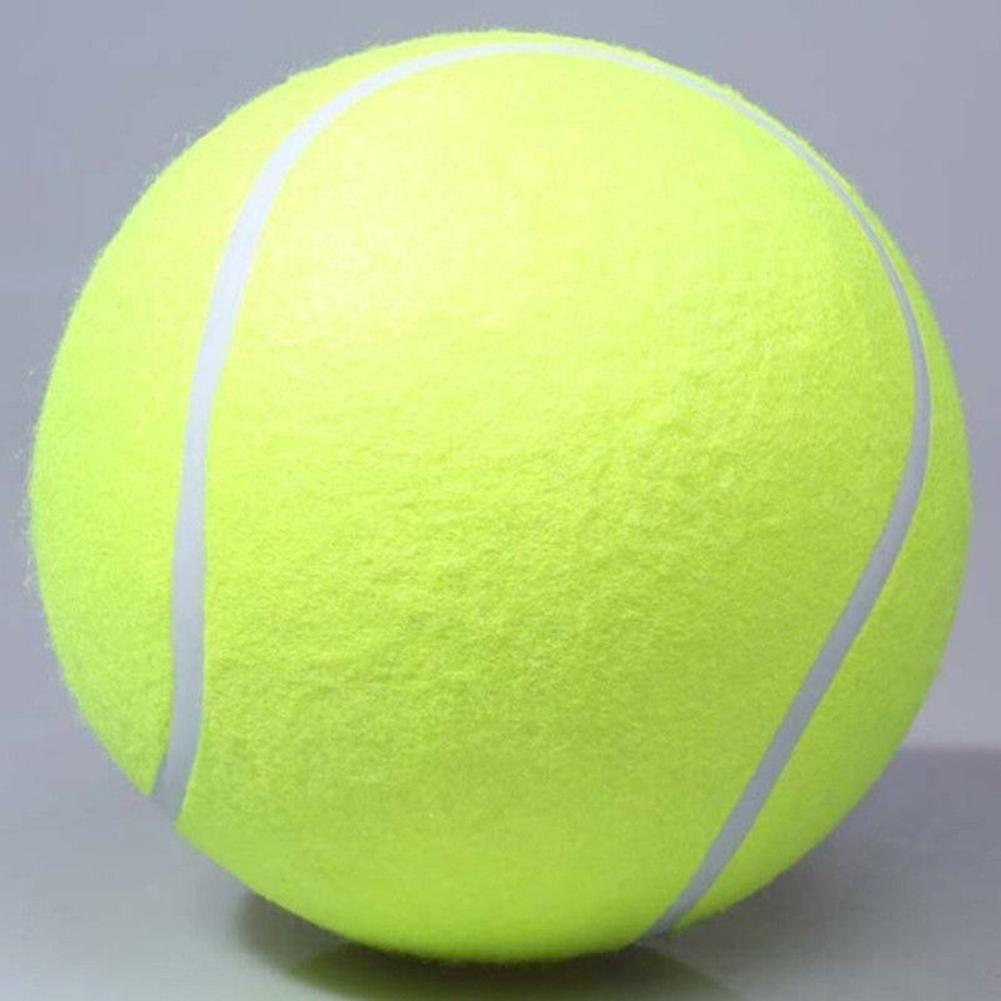 1/2Pcs 9.5 Inch Dog Tennis Ball Large Inflatable Tennis Balls Dog Chewing Interactive Toy Outdoor Cricket Pet Training Supplies
