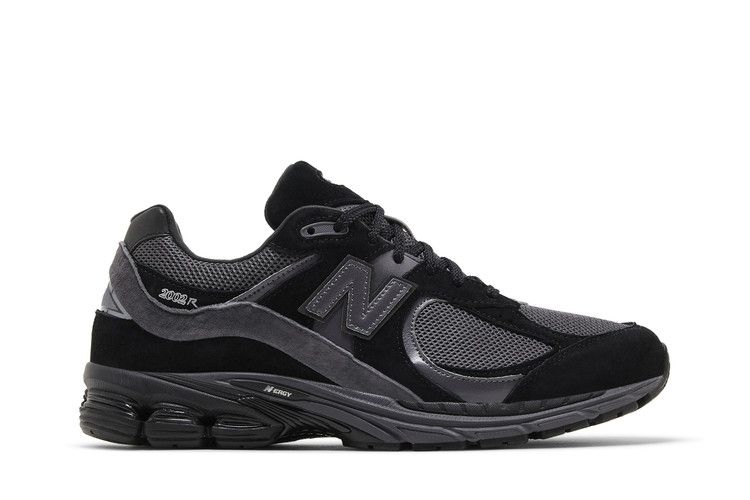 New Balance 2002R Black Dark Grey